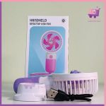 Cute Mini Fruits Fan - Lavender Color - Image 2