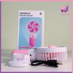 Cute Mini Fruits Fan - Pink Color - Image 2