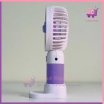 Cute Mini Fruits Fan - Lavender Color - Image 3