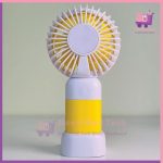 Cute Mini Fruits Fan - Yellow Color - Image 2