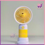 Cute Mini Fruits Fan - Yellow Color