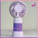 Cute Mini Fruits Fan - Lavender Color - Image 5