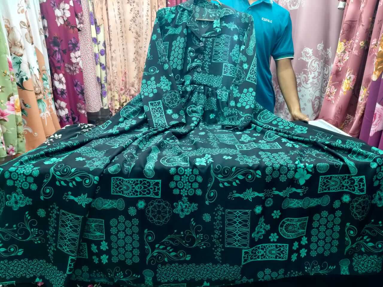 Coat Collar Gown (2) Blazer Cut Design Hijabi Gown - Image 1