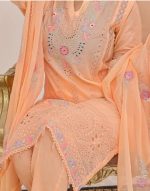 Bin Hameed Raiqa Embroidered Chickenkari Lawn - Image 3