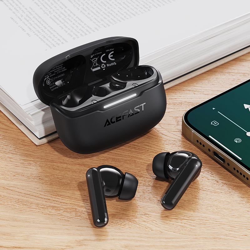 TWS Earbuds W5 HYBRID ANC ENC-- ACEFAST W5 Hybrid ANC ENC TWS Earbuds - Image 1