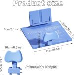 Chislim Kids Adjustable Sitting Posture Corrector Writing Board with Book Stand (Pink) - Image 2